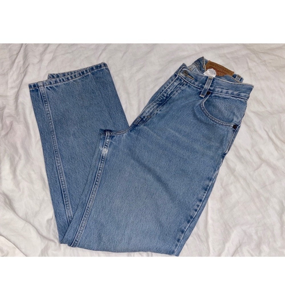 Vtg Levi 550 Relaxed Fit Taper Denim Jean Sz 10 M
